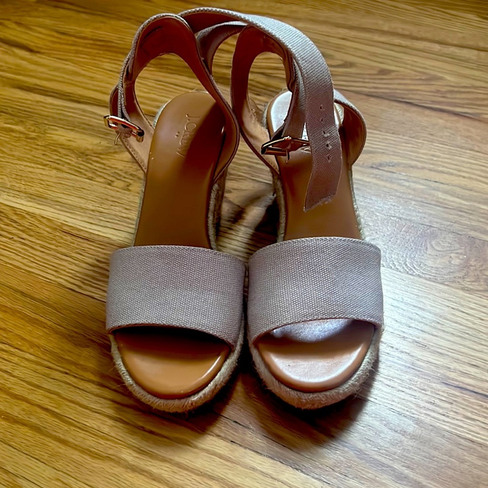 J. crew wedges in like new condition